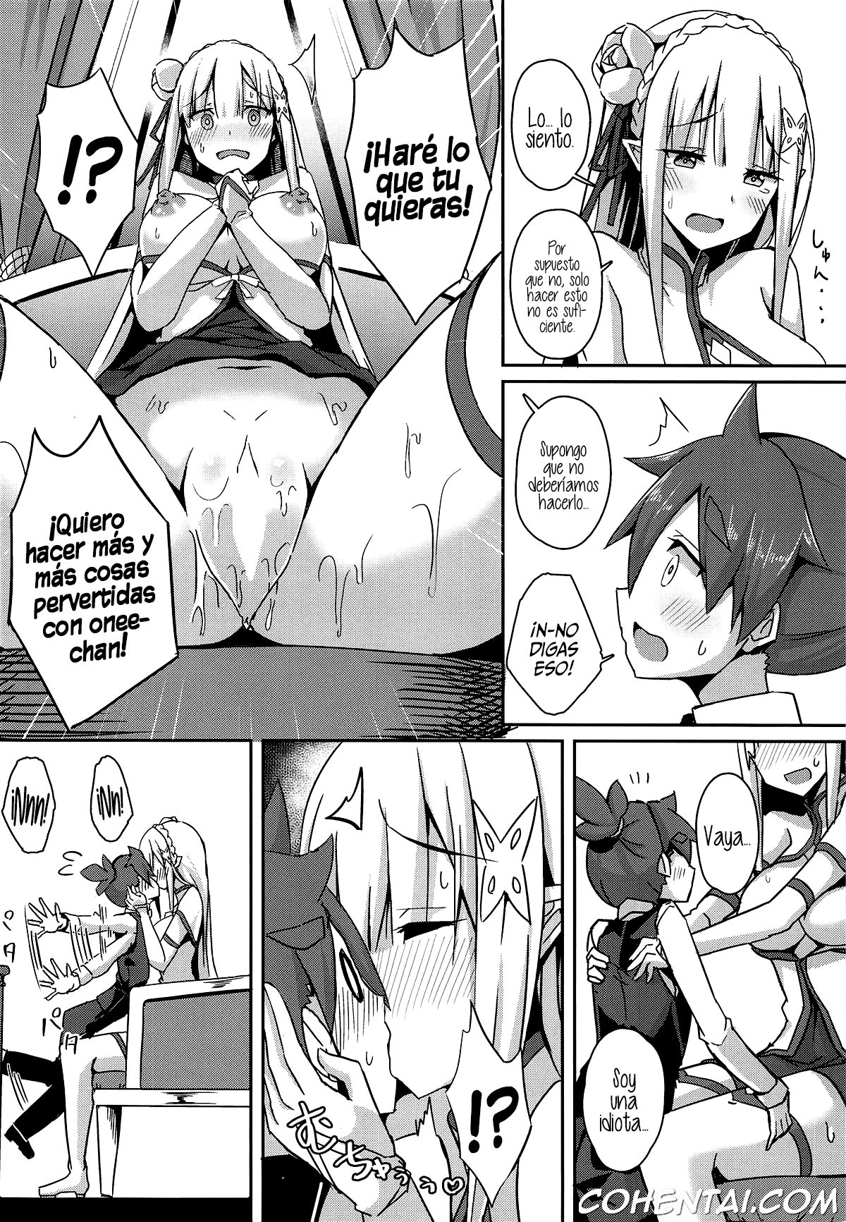 Majo no Nokoriga II (Re:Zero kara Hajimeru Isekai Seikatsu) xxx comics manga porno doujin hentai español sexo 