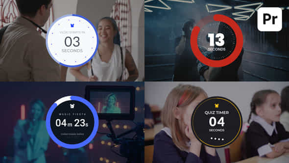 Circle Countdown Timers - VideoHive 38830598