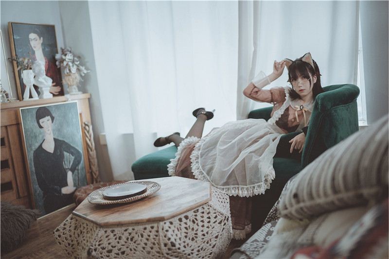 Cosplay逐月su - 透明女仆写真(7)