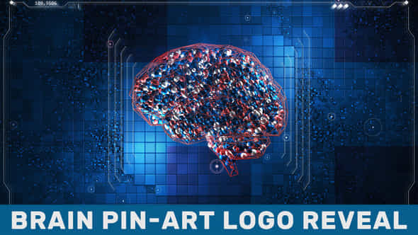 Brain Pin-Art Logo - VideoHive 44639127