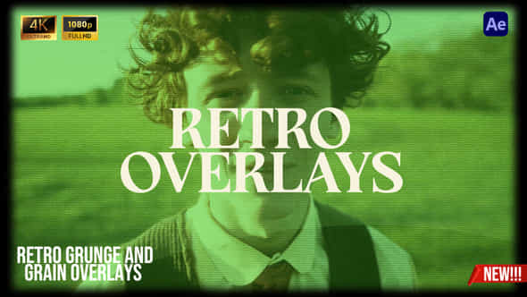 Retro Grunge And Grain Overlays - VideoHive 59158208