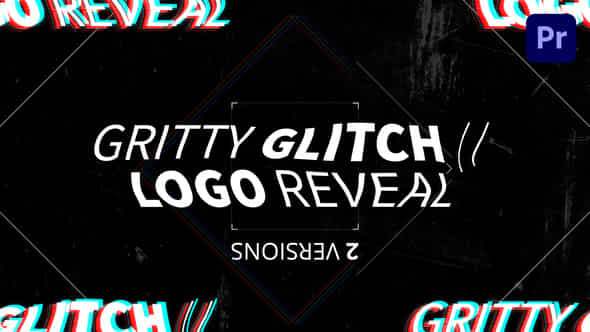 Gritty GlitchLogo Reveal - VideoHive 29581116