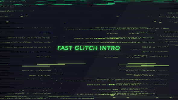 Fast Glitch Intro - VideoHive 15953983