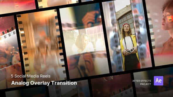 Reels Analog Overlay Transition After Effects Project Files - VideoHive 59137670