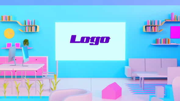 Colorish Room Logo - VideoHive 33634302