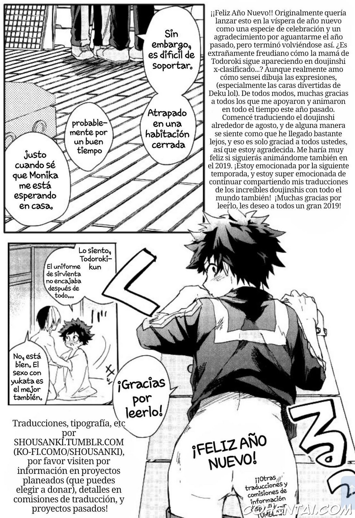 Midoriya-kun to Todoroki-kun ga Taiiku Souko de xxx suru Hon (Boku no Hero Academia) xxx comics manga porno doujin hentai español sexo 