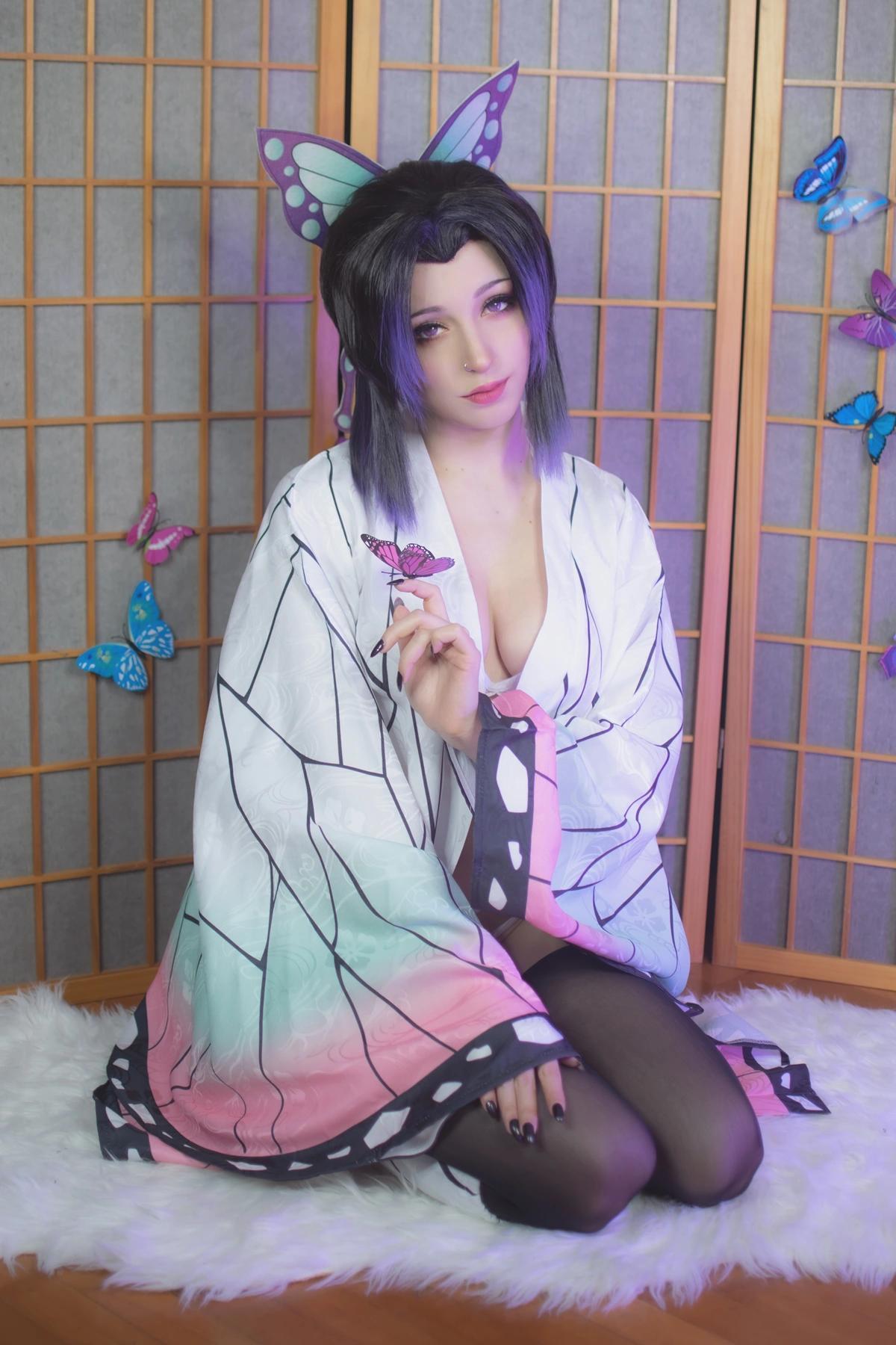 Cosplay Shiro Kitsune – Shinobu Kocho(1)