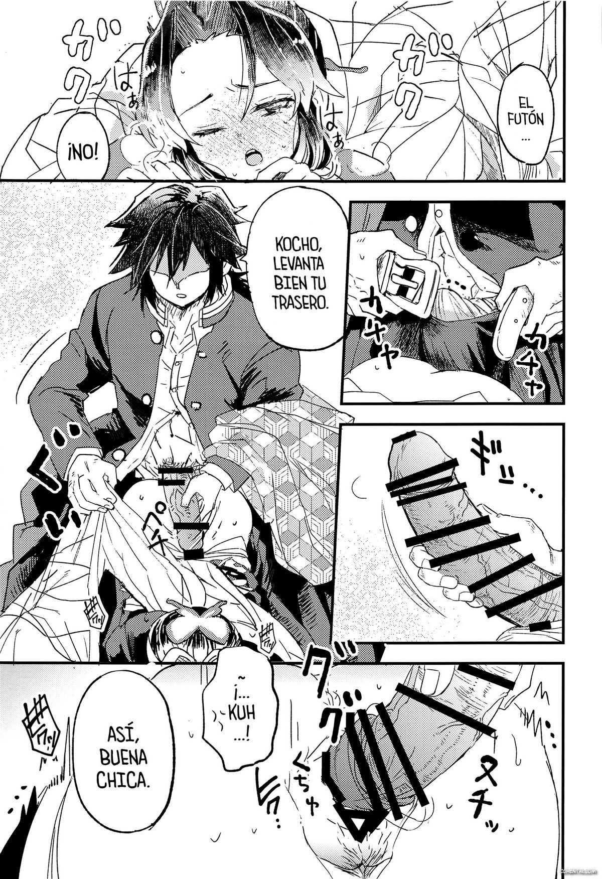 Fushidara na Seishi (Kimetsu no Yaiba) manga hentai xxx español