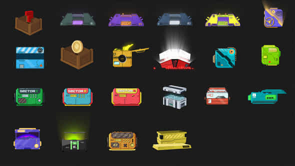 Loot Boxes Pack - VideoHive 40349320