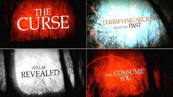 The Curse. A Horror Trailer - VideoHive 8204626