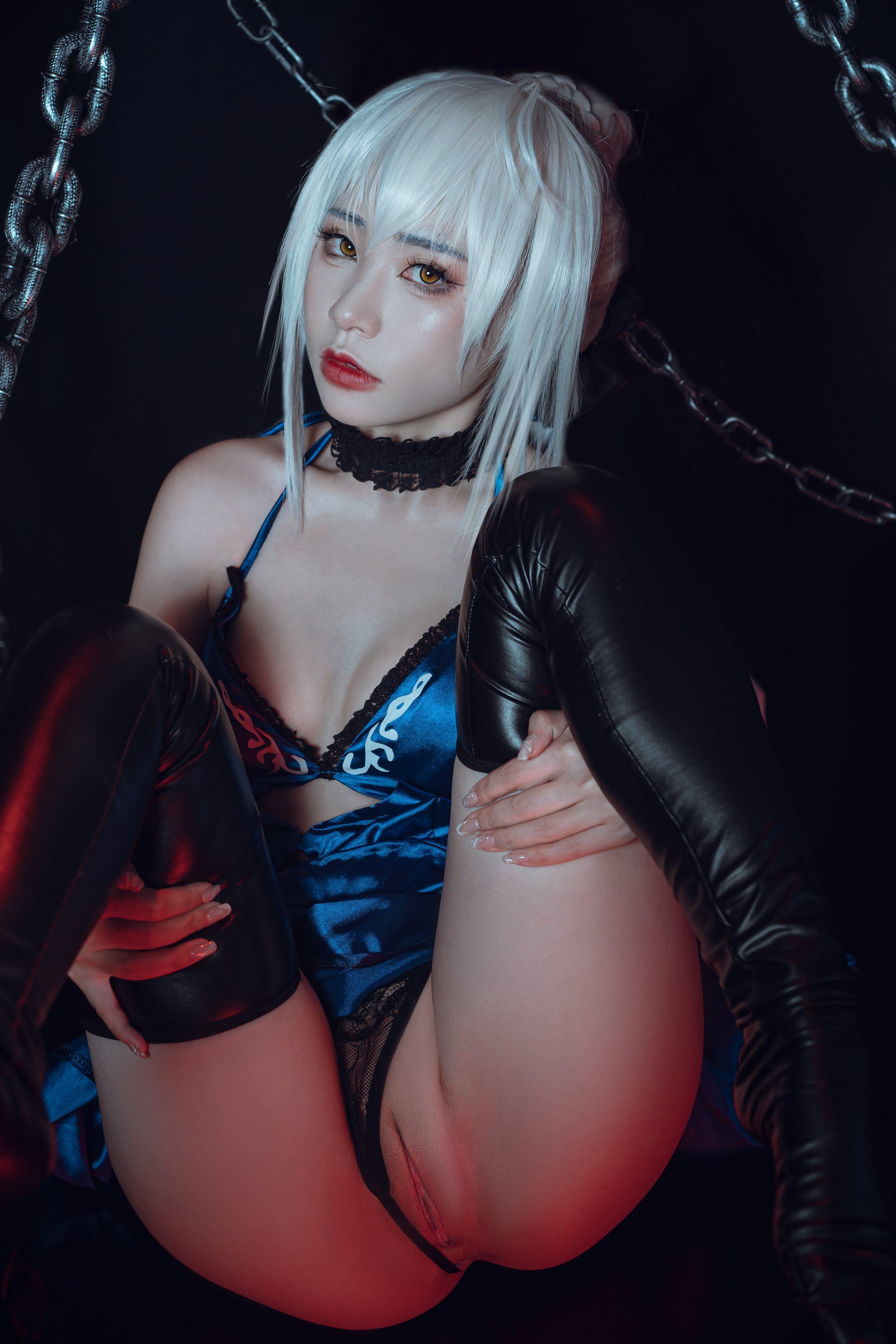爆机少女喵小吉 Nekokoyoshi - 七月 Fate stay night 黑呆 - Saber Alter(14)