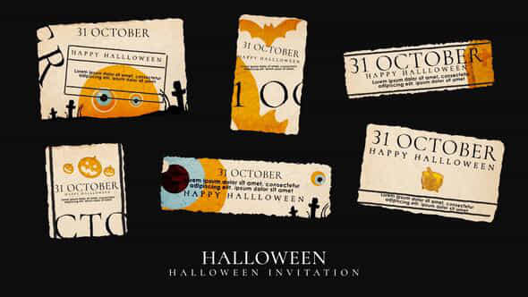 Halloween Invitation - VideoHive 47865574