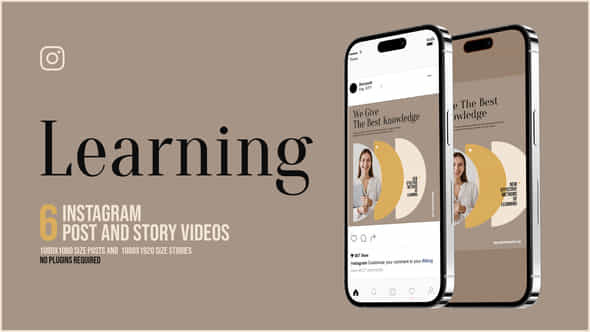 E-Learning Instagram Posts - VideoHive 39944512