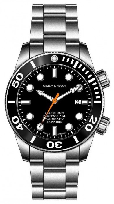 Marc and best sale sons diver watch