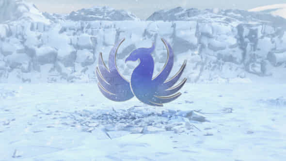 Ice Cracking Logo - VideoHive 29826549