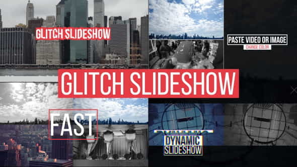 Glitch Slideshow - VideoHive 15275895
