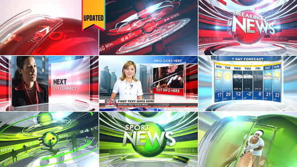 Broadcast Design News Package - VideoHive 6774907