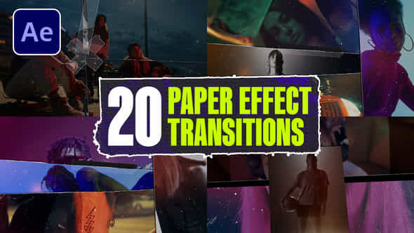 Paper Effect Transitions - VideoHive 57442196