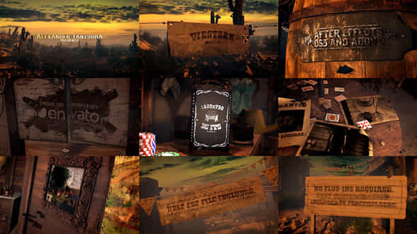 Western Titles PP - VideoHive 40274307