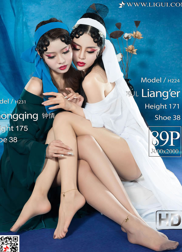 Lizhen Model Love & Lianger White Snake and Green Snake's sisters deeply affection 9