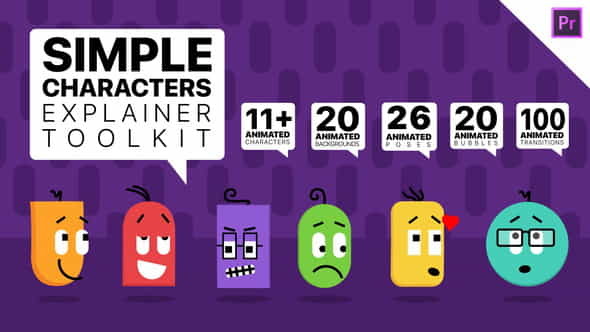Simple Characters Explainer Toolkit | - VideoHive 26277134