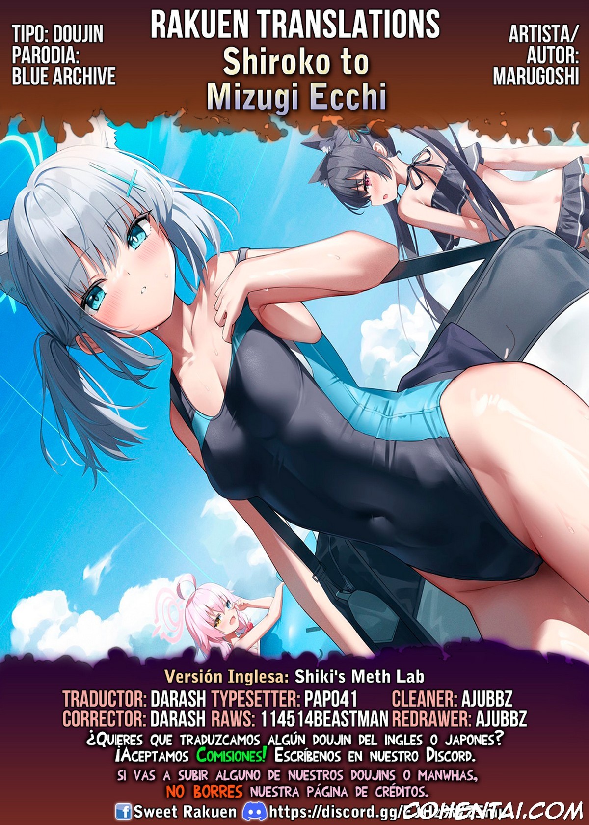 Shiroko to Mizugi Ecchi (Blue Archive) xxx comics manga porno doujin hentai español sexo 