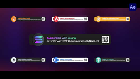 Crypto Donations For - VideoHive 38162339
