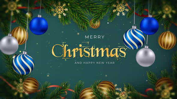 Happy Christmas Text - VideoHive 42152932