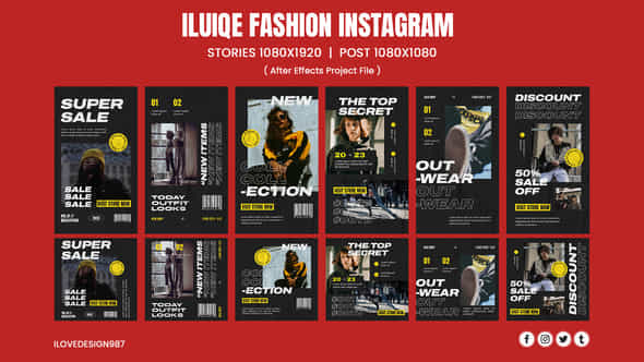 Iluiqe Fashion Instagram - VideoHive 46864203