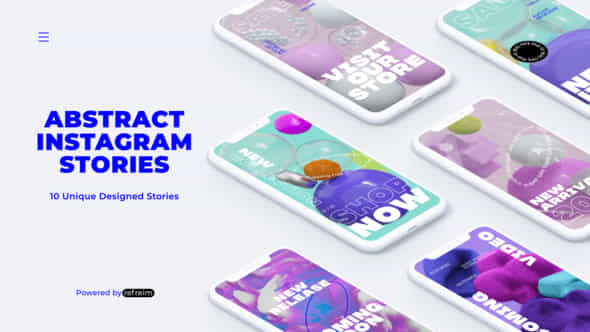 Abstract Instagram Stories - VideoHive 27991560