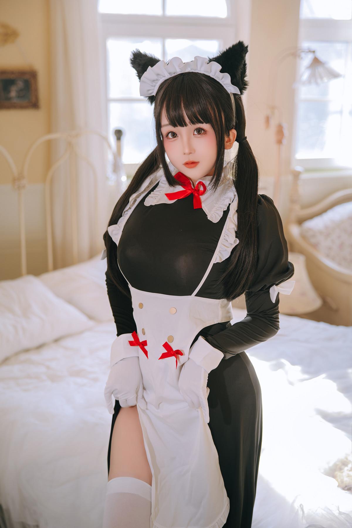 Cosplay Rinaijiao日奈娇 猫娘女仆 Set.01(1)