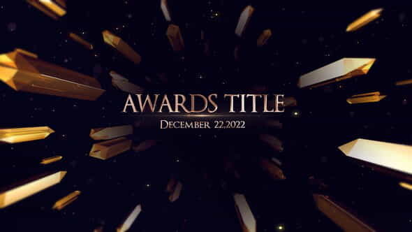 Gold Awards Titles - VideoHive 42463803