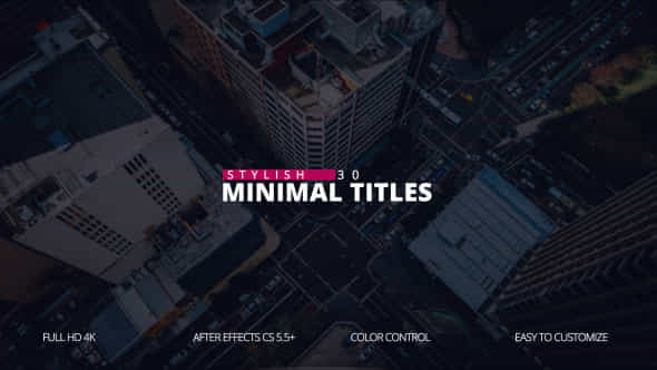 Minimal Titles - VideoHive 19985939