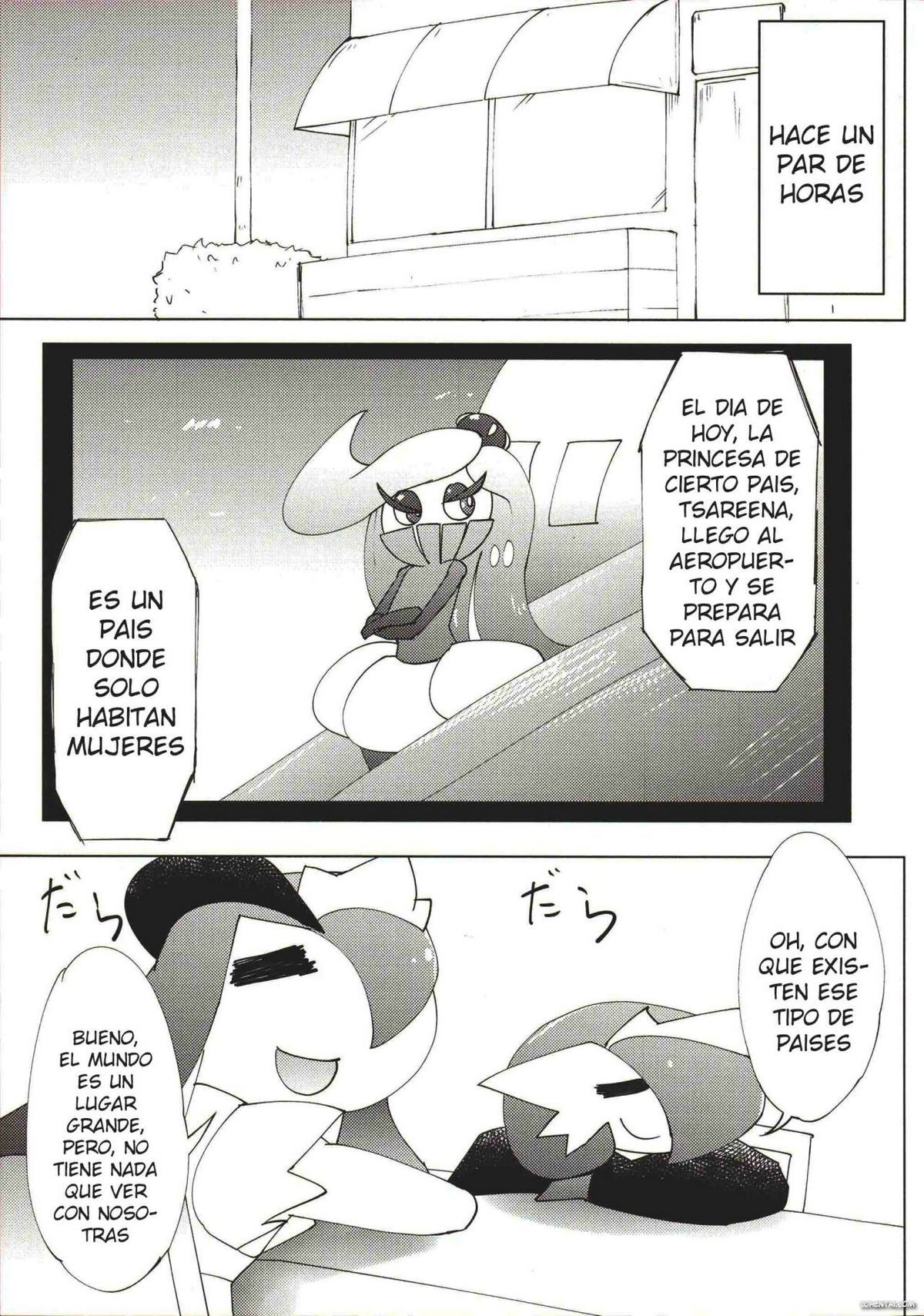 Wagamama ohimesama to jūsha (?)-Tachi (Pokémon) xxx comics manga porno doujin hentai español sexo 