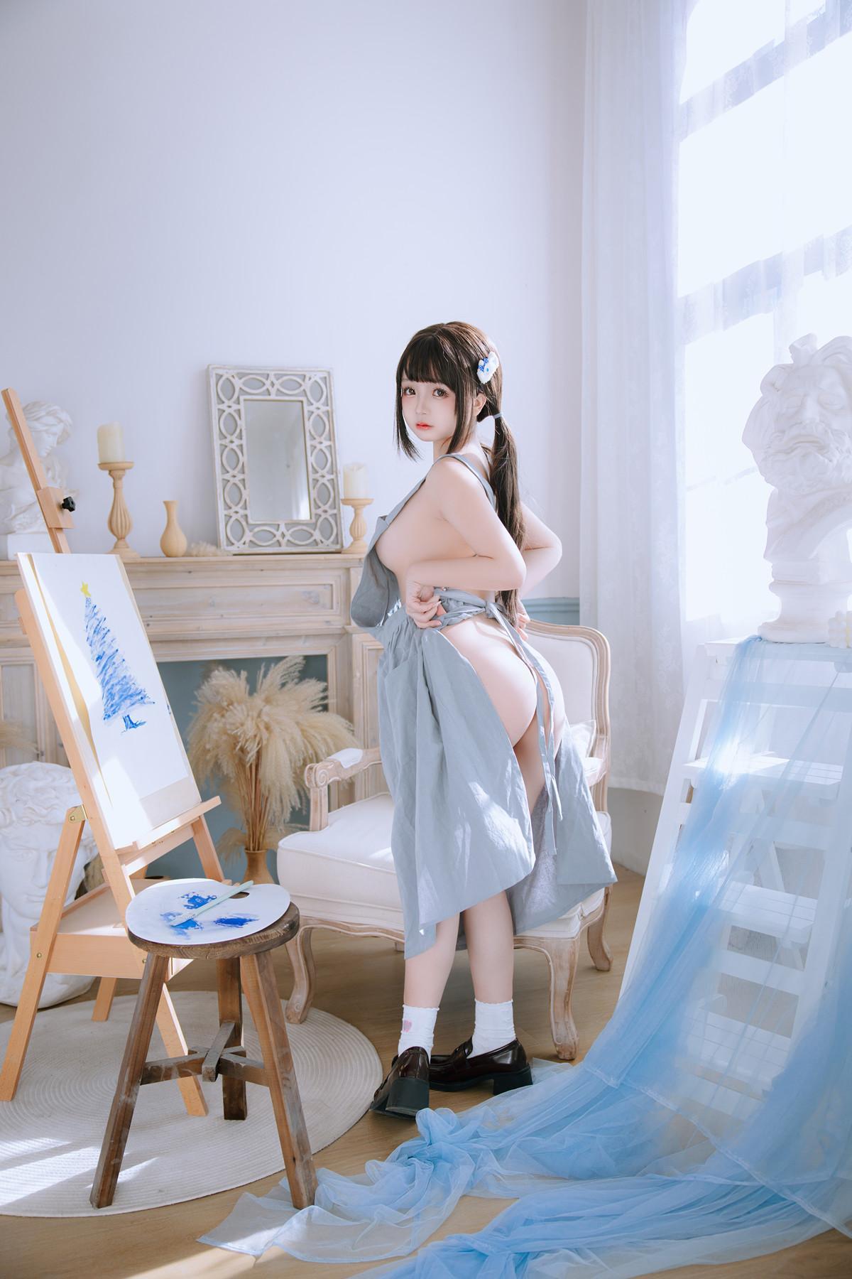 Cosplay Rinaijiao日奈娇 – 美术生(64)