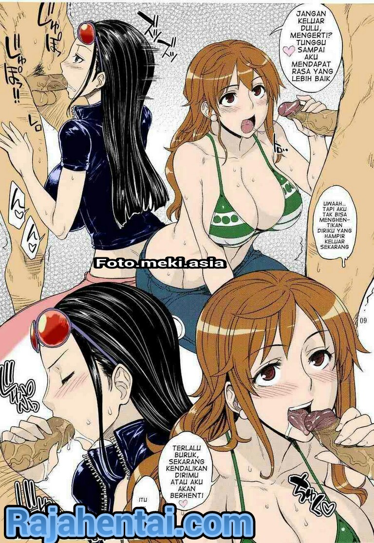 Komik Hentai ONE PIECE - Pesta Sex Nami, Robin dan Hancock Manga Sex Porn Doujin XXX Bokep 08