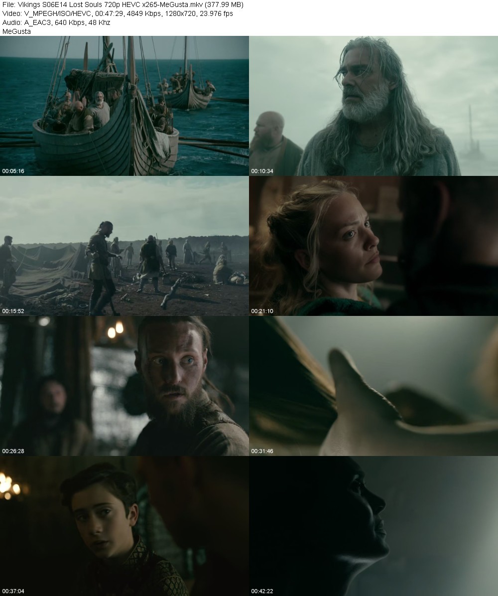 Vikings S06E14 Lost Souls 720p HEVC x265-MeGusta