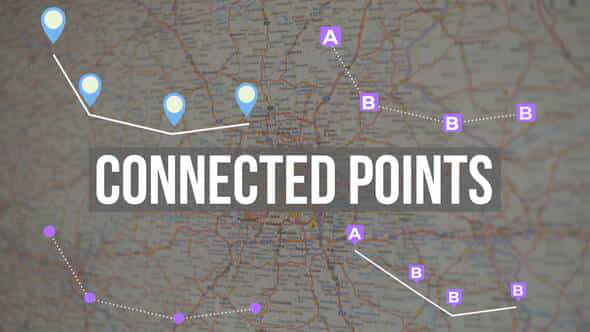 Connected Points - VideoHive 39695749