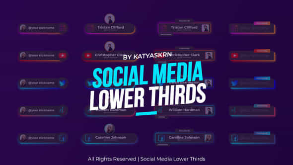 Social Media Lower - VideoHive 37448198