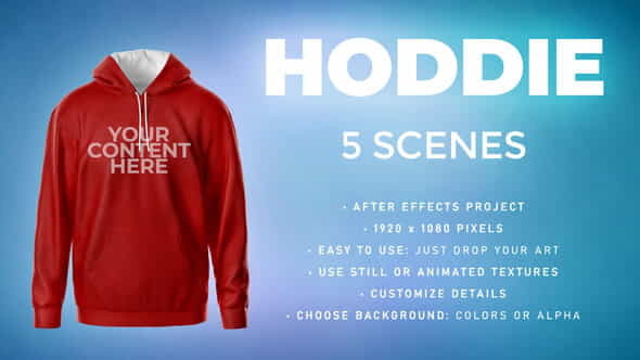 Hoodie Mockup Template - 5 - VideoHive 32523586