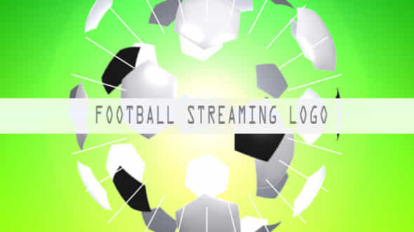 Football Streaming Logo - VideoHive 7599238