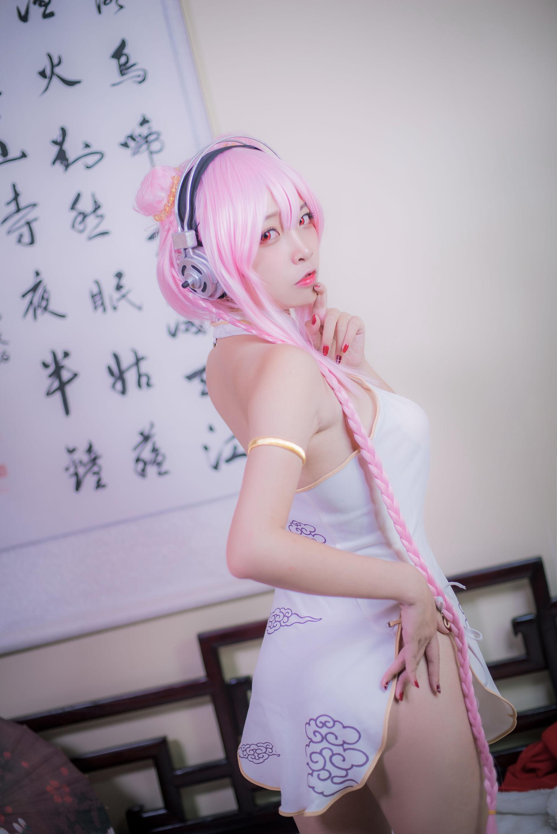 [Cosplay] 人气Coser二佐Nisa – 索尼子旗袍 写真集(9)