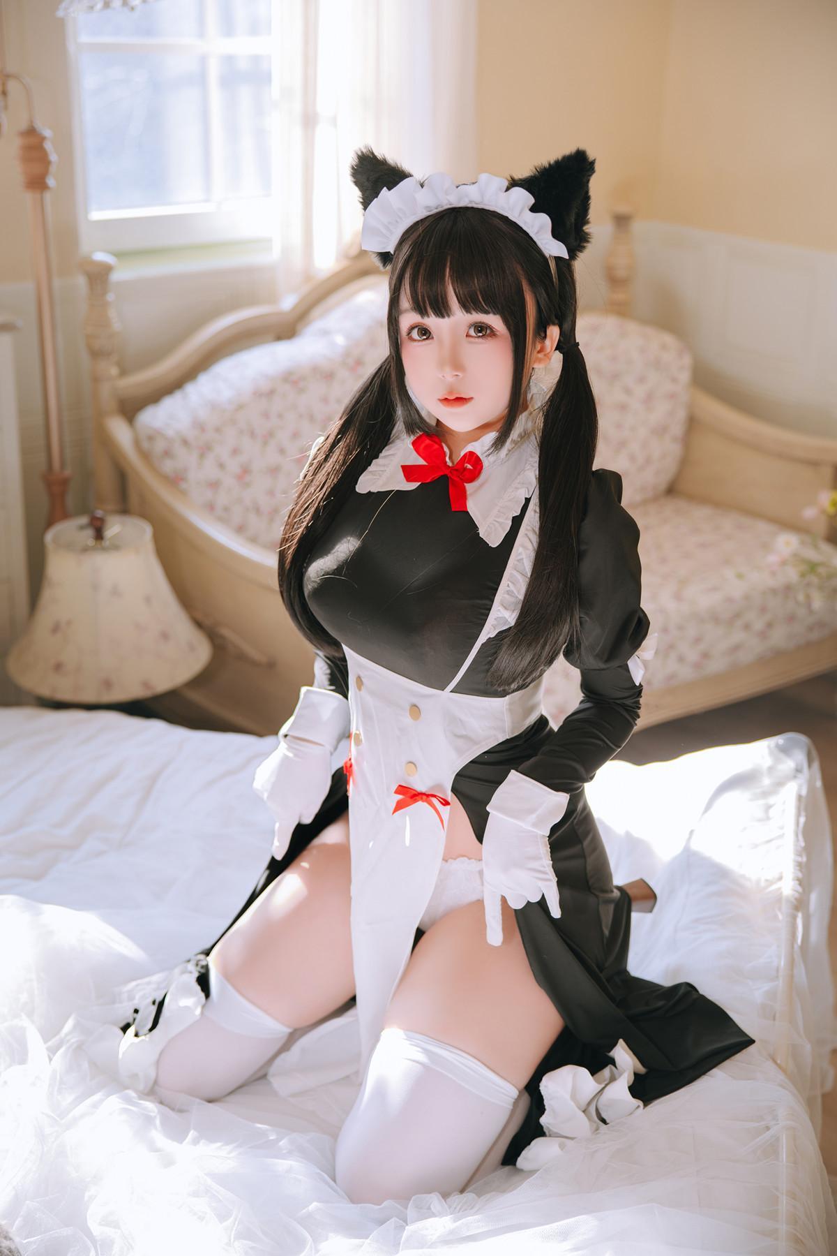 Cosplay Rinaijiao日奈娇 猫娘女仆 Set.01(4)