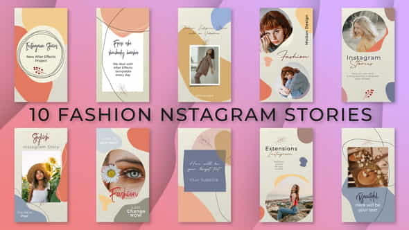 Fashion Instagram Stories - VideoHive 31406247