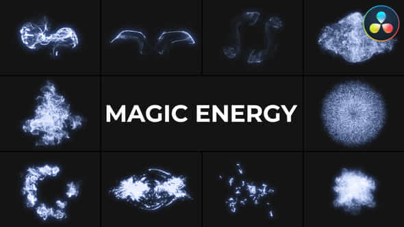 Magic Energy Bursts For Davinci Resolve - VideoHive 51968263