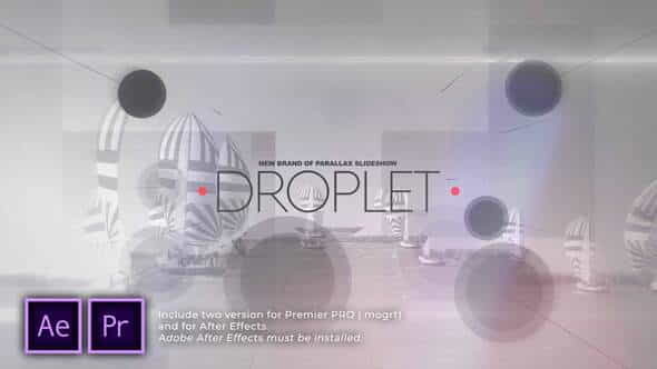 Droplet Circles Parallax Slideshow - VideoHive 30265403