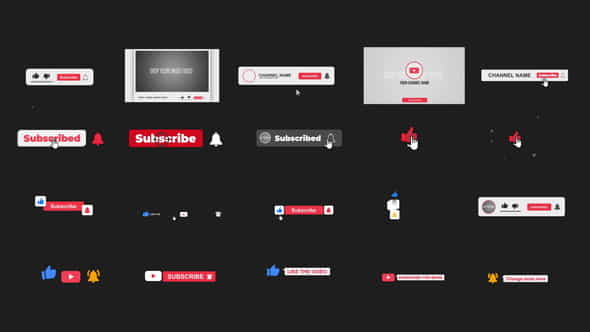Youtube Subscriber Pack - VideoHive 25719512