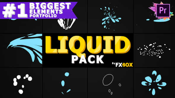 Abstract Liquid Elements - VideoHive 28318354