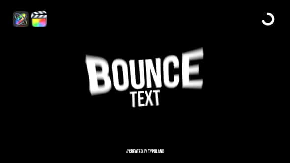 50+ Bounce Text Animations - VideoHive 33123796