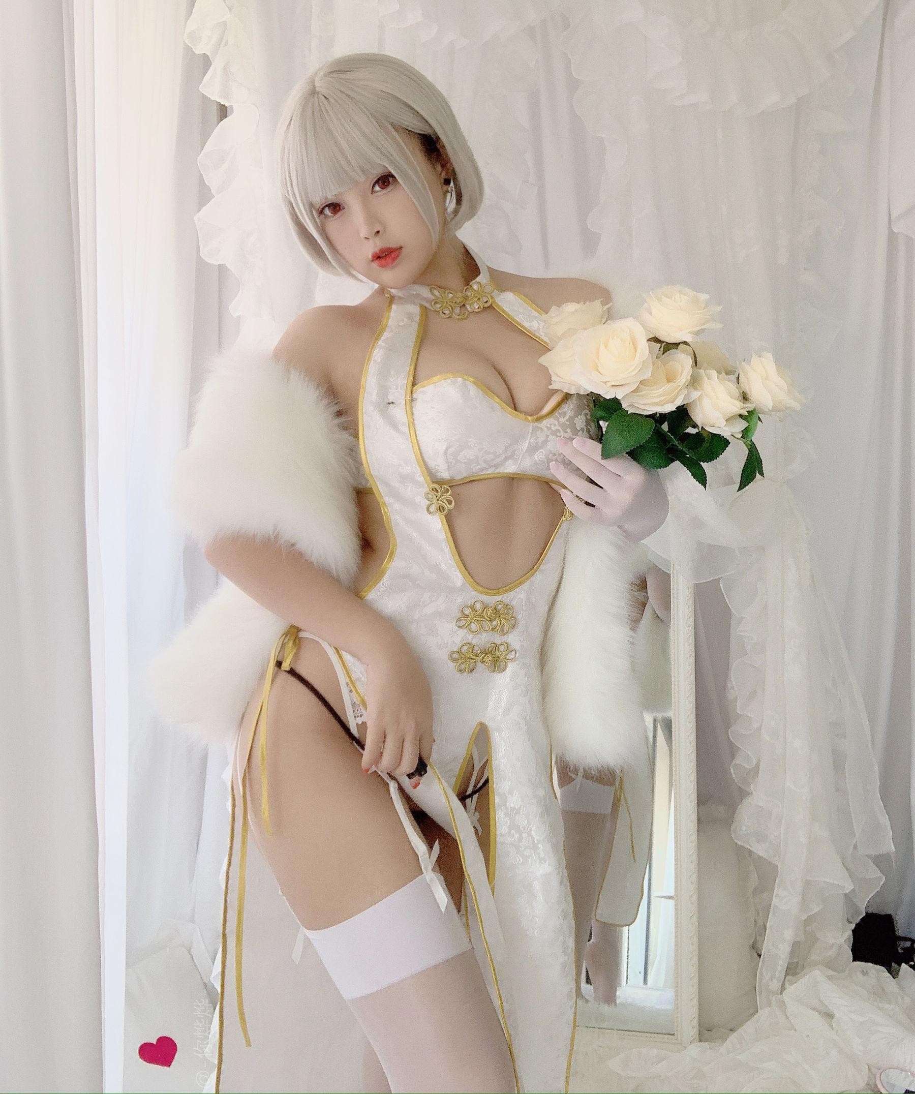 [美女Coser] -白烨- 《白旗袍》 写真集(27)